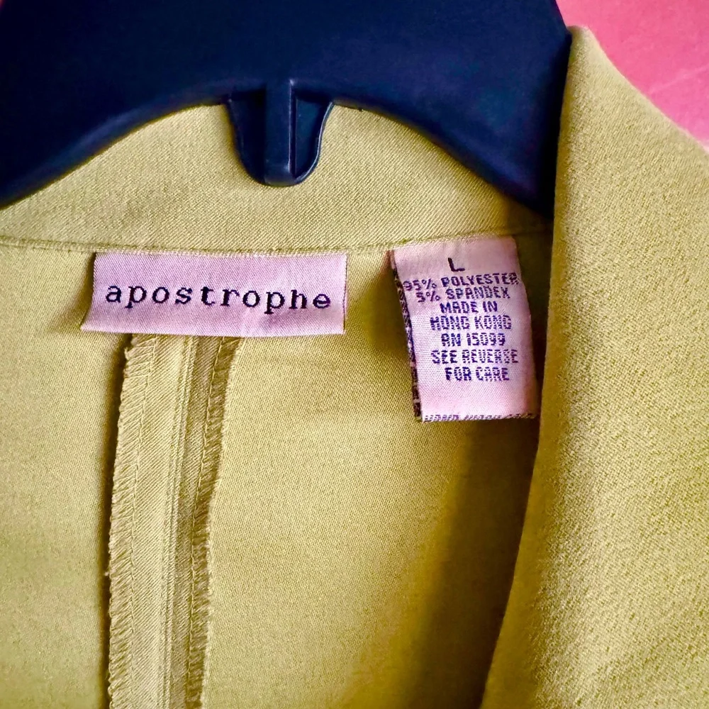 APOSTROPHE WOMENS GREEN BUTTON SHIRT - Picture 3 of 3